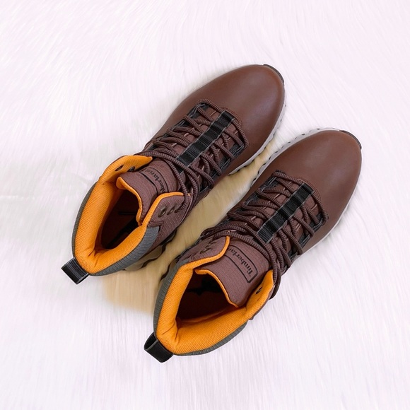 Timberland Men’s TBL Edge Waterproof Brown Boots - Picture 3 of 8